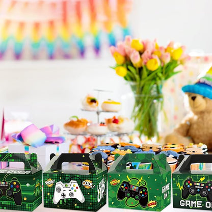 12 Pack Video Game Party Boxes Game On Party Favor Candy Treat Boxes Bags - Image 6