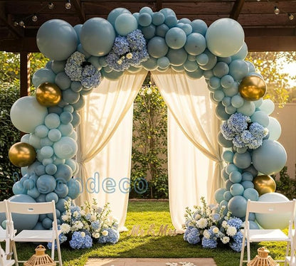 Dusty Blue Balloon Arch Kit - Image 5