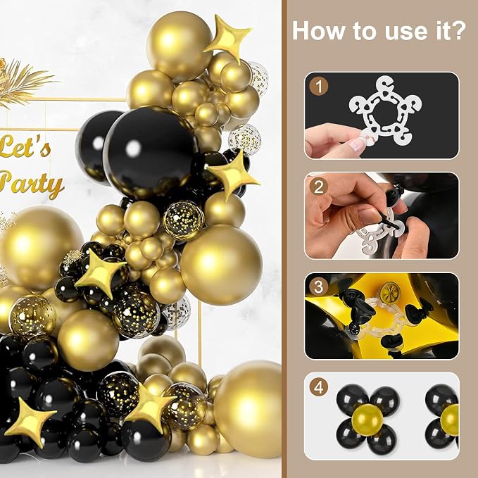 60 PCS Balloon Clips for Balloon Arch Kit, Column Stand - Image 4
