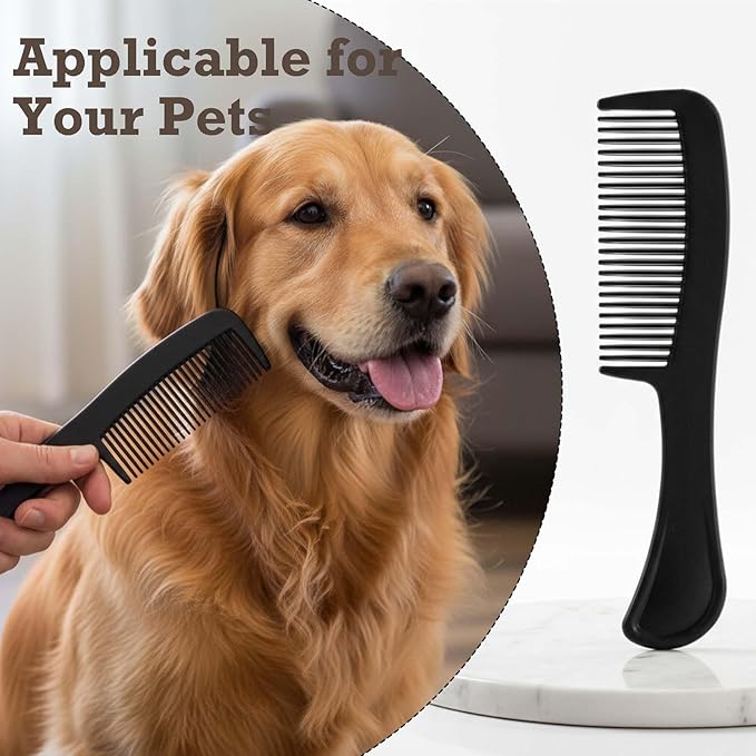 200Pcs Black Combs in Bulk, Individually Wrapped Widen Comb, Sturdy Hair Comb for Women and Men, Hair Combs for Home Homeless Hotel Shelter Charity Church Travel Nursing (5.9 Inch)