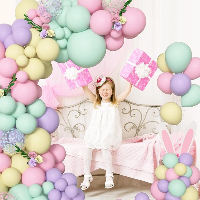 Amandir 153pcs Pastel Balloons Garland Arch Kit Different Sizes | 18 12 10 - Image 6