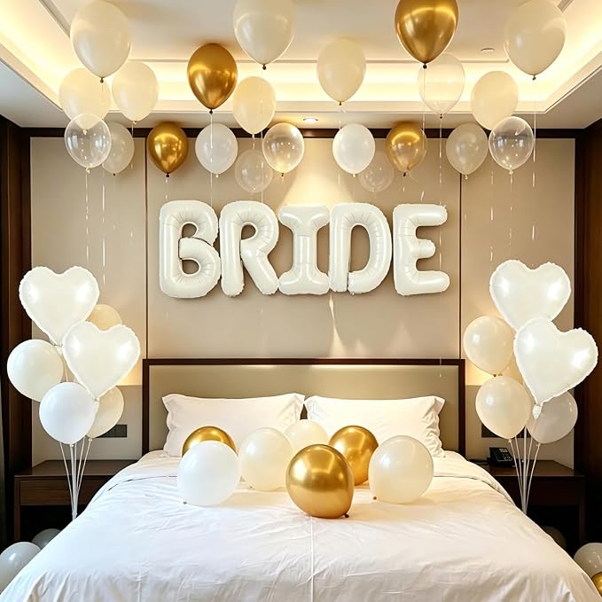 TONIFUL 40 Inch Giant Bride Balloon Bachelorette Party Decorations by TONIFUL