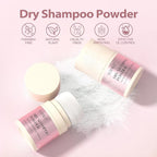 YLNALO Dry Shampoo Powder 2 Packs, Mattifying Root Fuller Looking Refreshing Hair,Non-aerosol, No White Cast, Travel Size Dry Shampoo Suitable for Women and Men,0.58Oz