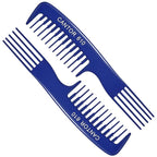 Cantor Lift Teasing Wide Tooth Comb - 2 Pack Chemical and Heat Resistant Detangler - Anti Static for All Hair Types - Durable and Lightweight