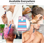 Beard Trimming Hair Catcher, LGBT Pride Flag Transgender Shave Bib, Non-Stick Bib Apron Waterproof, Shaving Tool for Men for Husband Father’s Day