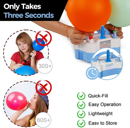 Electric Balloon Pump, Pump Electric, New Fast Balloon Tying Tool, Suitable - Image 2