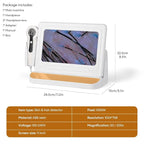 11 Inch HD Screen Scalp Analysis Machine with 50x/200x Lenses, Hair Scalp Analyzer & Microscope for Skin and Hair Follicle, No App Required, for Home & Salon Use