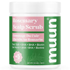 Muun Rosemary Shampoo Bars and Conditioner Set 3 - Hair Growth, Anti Hair Loss, Hair Regrowth, pH Balanced, Sulfate & Silicone Free - Solid Soap Easy for Travel (Rosemary scalp scrub)