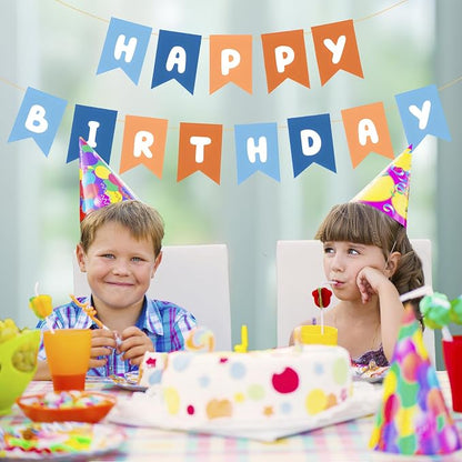 ZHENGYE Happy Birthday Banner Sign Party Decoration - Image 3