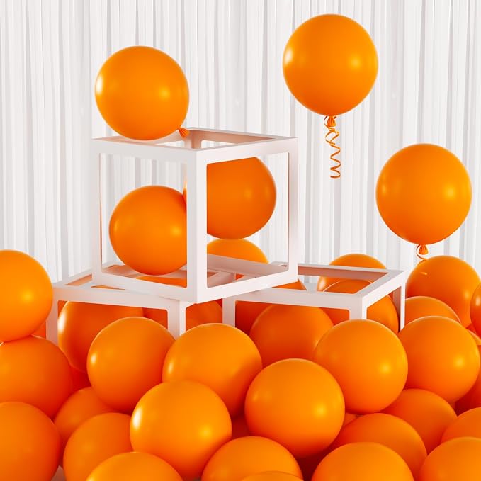 100pcs 5 Inch Small Orange Balloons Garland Arch Gap Fillers | 5”Matte Mini by Colorfullifefromnowon