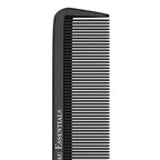 Professional 8.8 Inch Tail Comb (2 Pack) - Black Carbon Fiber And Stainless Steel Tail Comb - Anti Static And Heat Resistant - Lightweight For All Hair Types By Bardeau Essentials