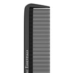Professional 8.8 Inch Tail Comb - Black Carbon Fiber And Stainless Steel Pintail - Anti Static And Heat Resistant Teasing Lightweight Comb For All Hair Types
