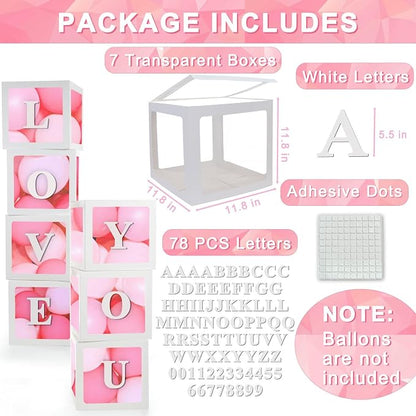 Ledido Transparent Balloon Boxes - Image 2