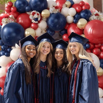 Red White and Blue Balloons Arch Kit 119 PCs Double Stuffed | Classic Luxury - Image 9