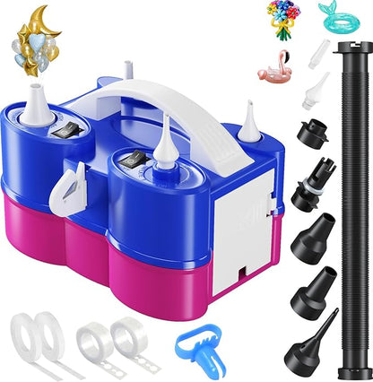 3-in-1 Electric Balloon Pump, Portable Air Pump by Lingqiang