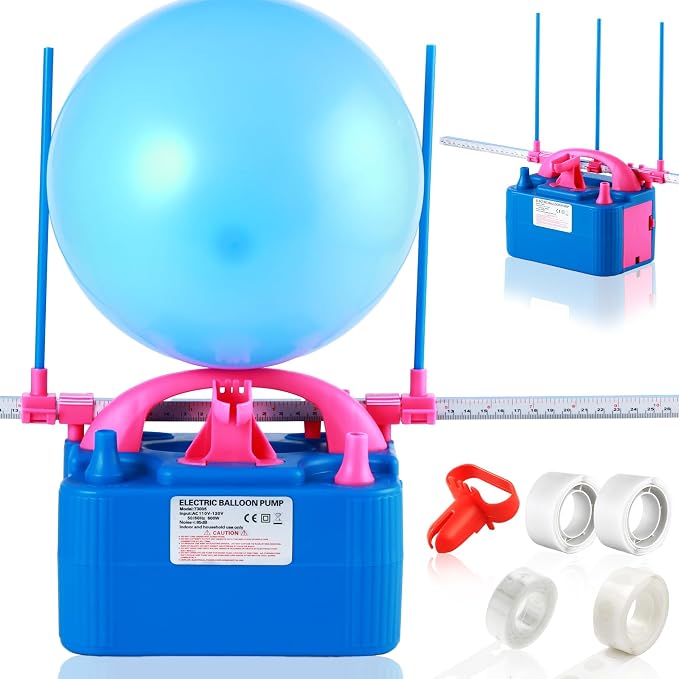 Party Zealot Electric Balloon Inflator Dual Nozzles by PartyZealot