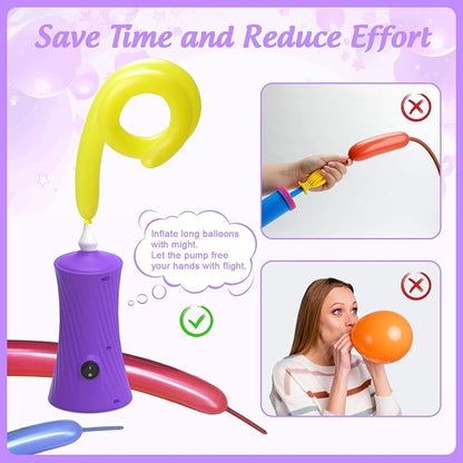 Balloon Pump Electric Air Pump for Long Balloon Inflator Blower Machine for - Image 4