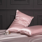 Pink Silk Pillowcase - Certified 22 Momme Organic Mulberry Silk, Silky Pillow Cases for Beauty Sleep, Anti-Wrinkle, Girly Gifts for Women, Premium Self Care Item, 1 Pc 20"x36" (King, Pink)