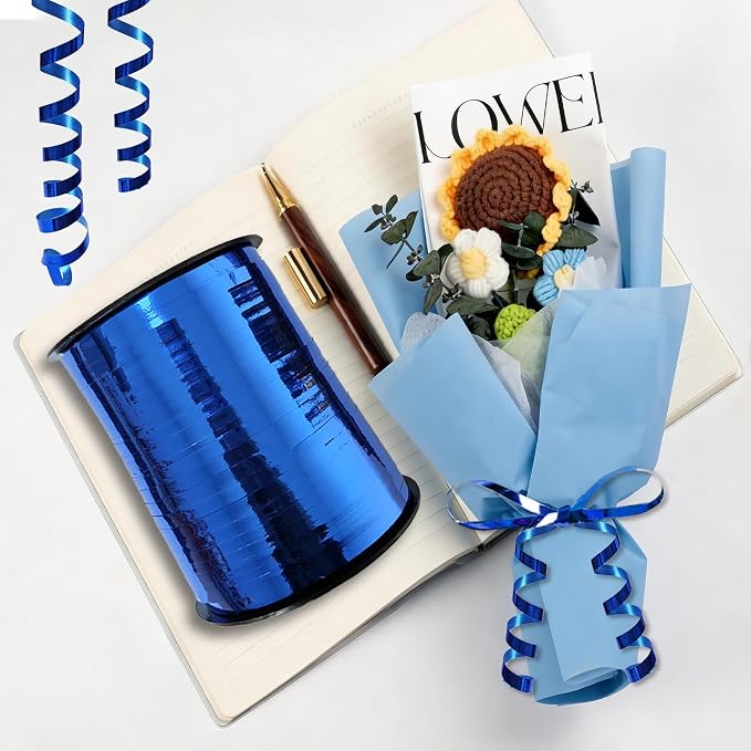 500 Yards Curling Ribbon，Bright Blue Balloon String Ribbon，for Gift - Image 7