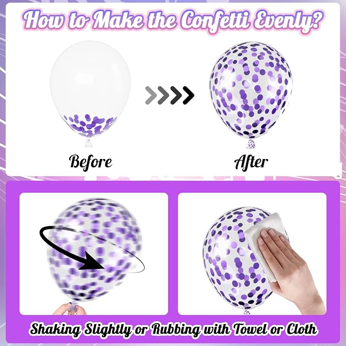 Pink and Purple Balloons, Music Note Balloon Foil, 12 Inch Metallic Pastel - Image 8