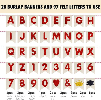 Custom Banner Kit, 28 Burlap Banner - Image 4