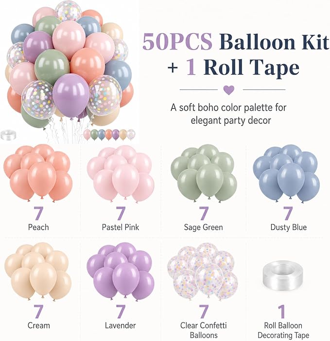 Pastel Balloons - Image 3