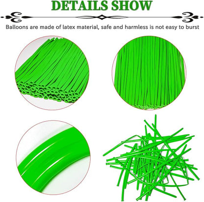 Green 260 Long Thickening Balloons - Image 2