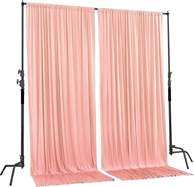 AK TRADING CO. Polyester Backdrop Drapes Curtains Panels - Image 3