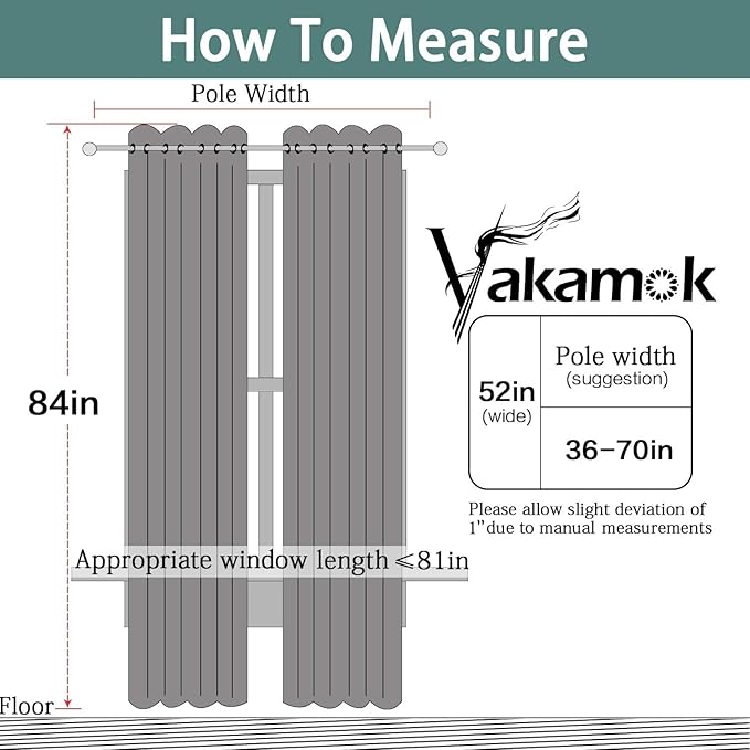 Yakamok Greyish White to Blue Ombre Curtain - Image 8