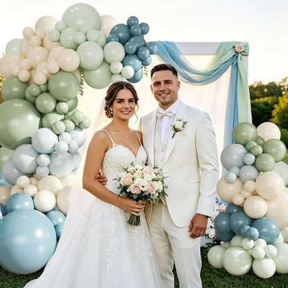 Blue and Green Balloon Arch Kit - Image 5