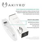 Derma Roller 0.30mm - Microneedle Roller with Storage Case - 192 Micro Needling Dermal Tool for Face, Beard, Scalp & Body - At Home Microneedling Skin Care for Women & Men (Black)