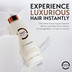 OYA - Velvet Instant Hair Conditioner for Women - Deep Hydrating Treatment for Dry, Damaged, Curly, Color Treated Hair - Moisturizing Keratin Repair for Healthy, Soft, Smooth Hair - 200ml/6.76oz