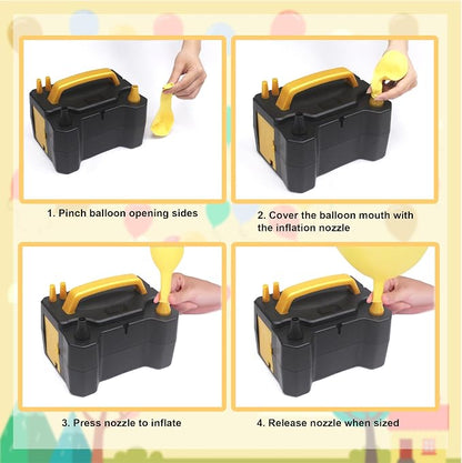 3-in-1 Balloon Electric Inflation & Vacuum Electric Pump | Fast - Image 4
