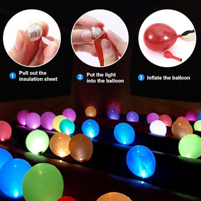 ZGWJ 50PCs Purple Balloon Lights Mini, Battery Powered, Long Standby Time - Image 5