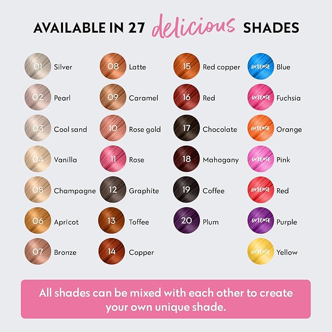 FOUR REASONS Color Mask - Latte - (27 Colors) Toning Treatment, Color Depositing Conditioner, Tone & Enhance Color-Treated Hair - Semi Permanent Hair Dye, Vegan and Cruelty-Free, 6.76 fl oz