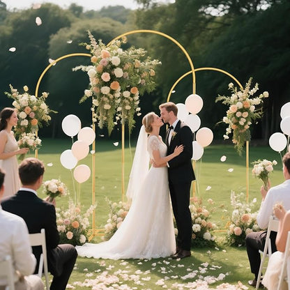 3 Pack Metal Arch Backdrop Stand Balloon Arbor Frame | Arch Stands - Image 4