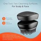EKZ Sonic Vibrating Scalp Massager Shampoo Brush: Electric Silicone Hair Scrubber for Deep Scalp Clean, Dandruff Removal, Exfoliation, Stress Relief & Hair Growth –Suitable for Women, Men, Kids & Pets