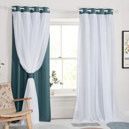 PONY DANCE Nursery Curtains Pink, 52 x 84 inches, 2 Panels | Curtains - Image 2