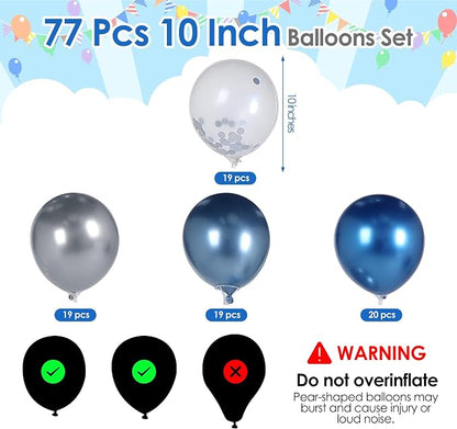 Aneco 4 Set Blue Balloon Stand Kit - Image 6