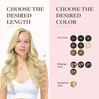GOO GOO Clip in Hair Extensions Real Human Hair, Remy Human Hair Extensions Clip ins for Women, Natural Human Hair, 24inch 150g 9Pcs, #16/22 Light Blonde Highlighted Golden Blonde