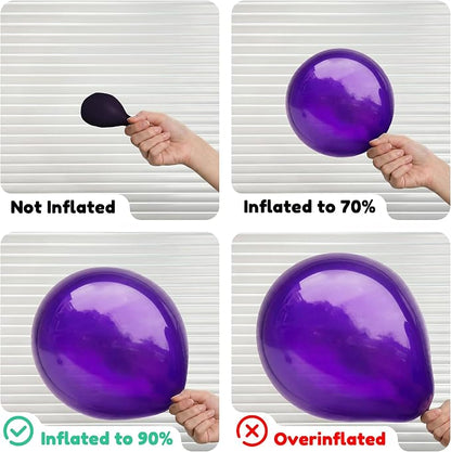 Purple Balloons, Baby Shower, Anniversary, Graduation, Wedding Decorations - Image 6