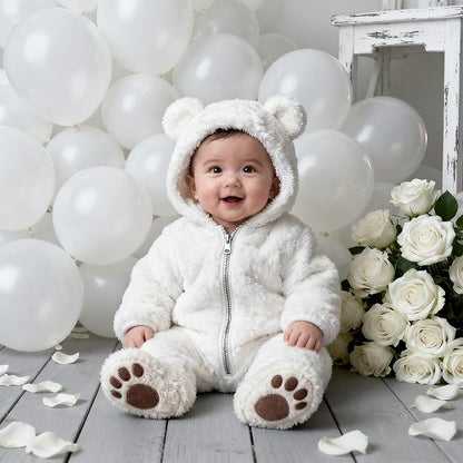 Patimate White Balloons 150pcs 5 Inch White Latex Party Balloons | Engagement - Image 6