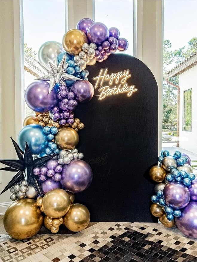50 Pack Metallic Gold Balloons 12 Inch - Image 7