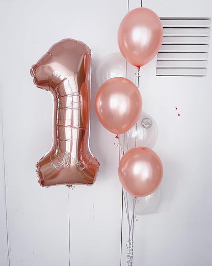 Rose Gold 1 Balloon - Image 3