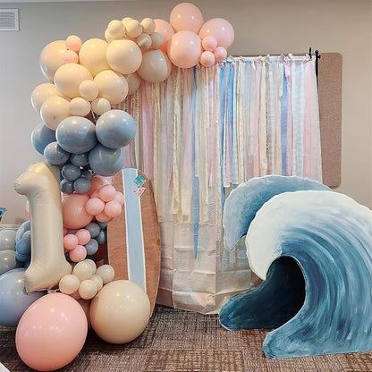 Cream One Number Balloons 40 Inch First Birthday Decorations - Image 2