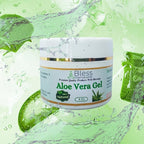 Bless International-Organic-Aloe-Vera-Gel 96%-Pure-Freshly-Made-Within-12-Hours-Of-Harvest Perfect-For-Face-Body-Scalp-&-Hair-Hydration Soothing-Moisturizer-For-Sunburn-And-After-Sun-Care-4-oz