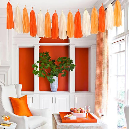 Orange Beige Fall Baby-Shower Party-Decorations - Image 5