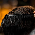Charlemagne Men's Shatterproof Carbon Hair Comb 18 cm - Anti-Static Fine Comb for Cutting & Styling, for Men & Women - Styling Tools & Appliances