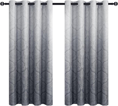 DWCN Grey Blackout Curtains - Image 9