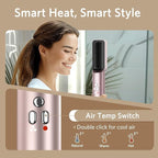Air Styler Hair Dryer Brush - 6 in 1 Hair Styler Ionic Auto Wrap Hot Air Curler Blow Dryer Brush, 38m/s High Speed Blowout Airflow Hair Dryer Multi Styler Fast Drying Styling for Curly/Straight Hair